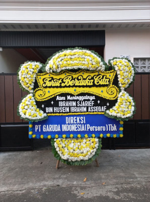 Papan Bunga Duka di Sentul